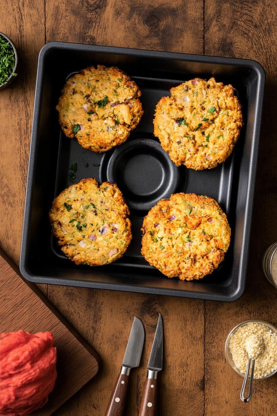 Easy High Protein Air Fryer Salmon Patties - Ready in 20 Minutes - Looking for muscle recovery? This satisfying dinner packs 33.5g of protein to ke
