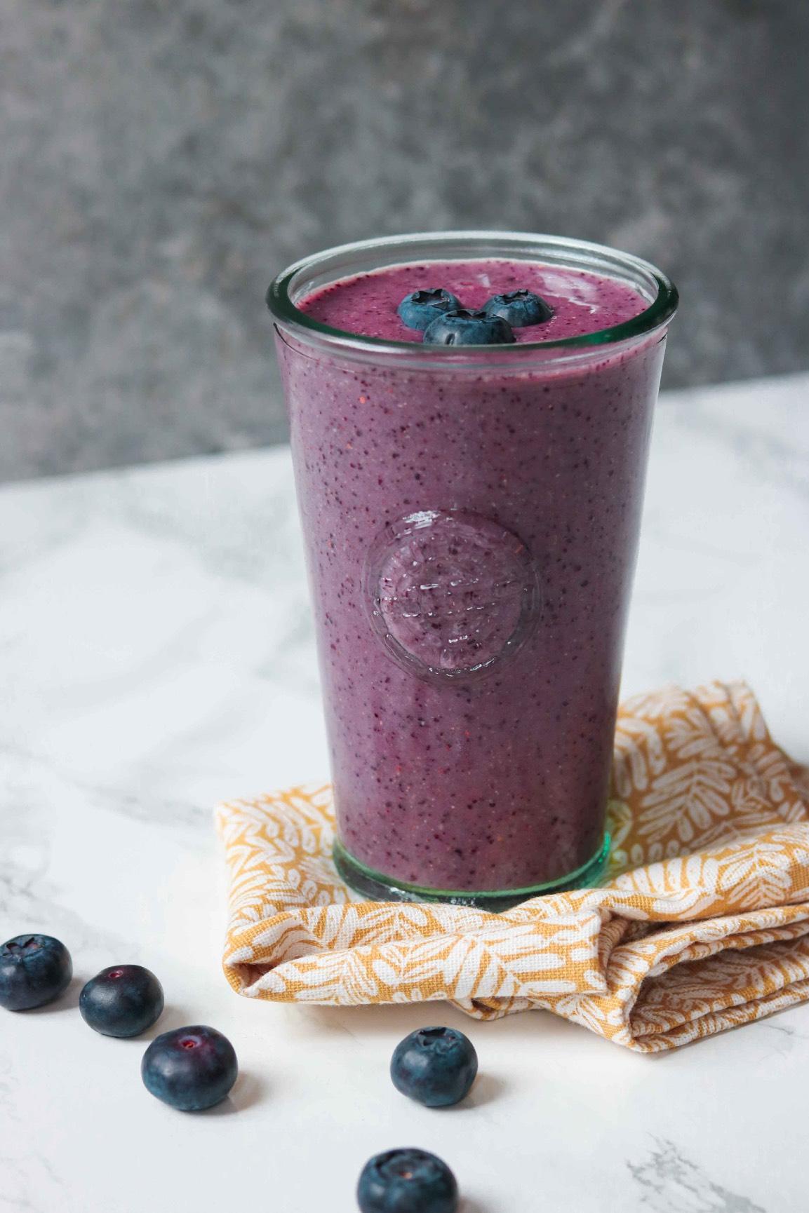 Antioxidant Blueberry Protein Smoothie