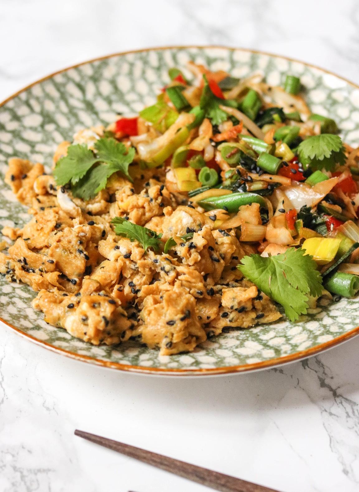 Asian Style Scrambled Eggs