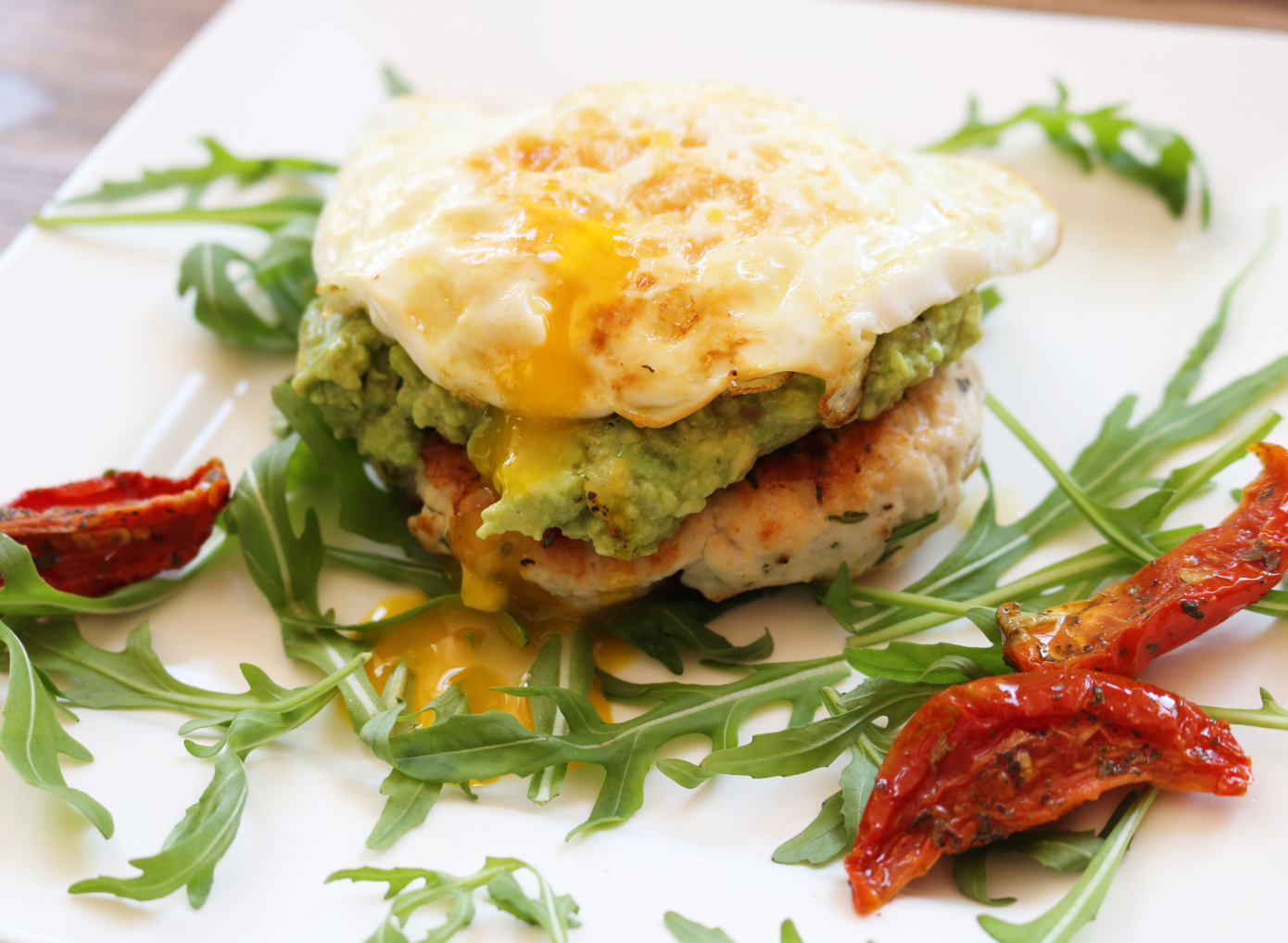 Breakfast Turkey Burger