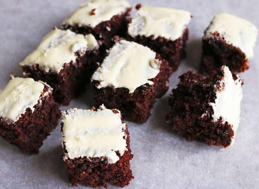 Brownies With Cashew Icing