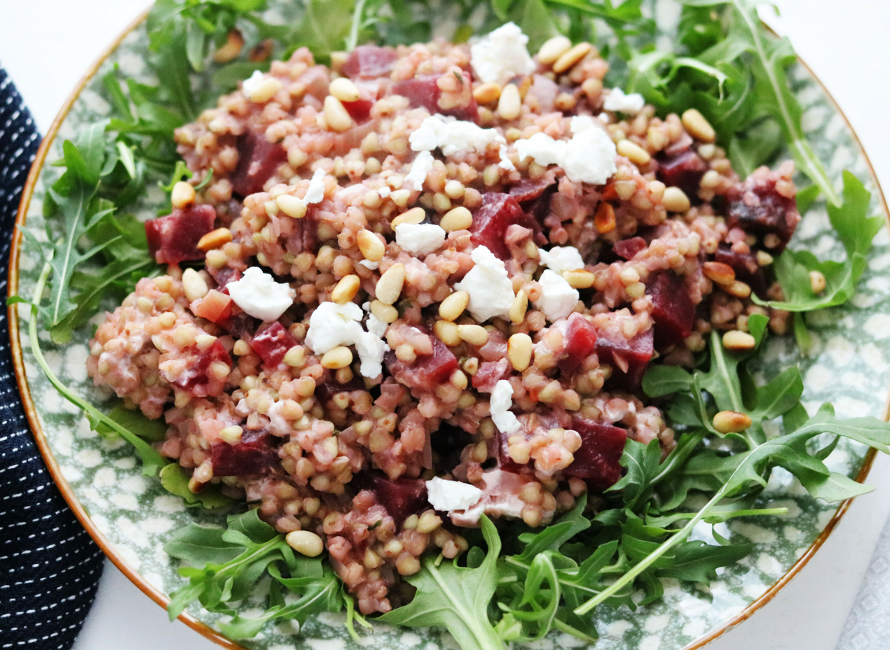 Buckwheat Beetroot Risotto