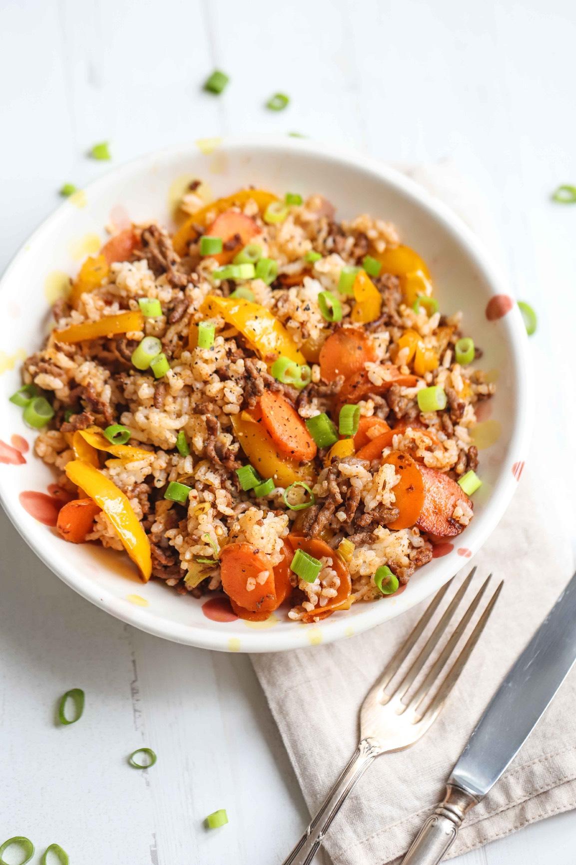 Cajun Beef & Veg Rice
