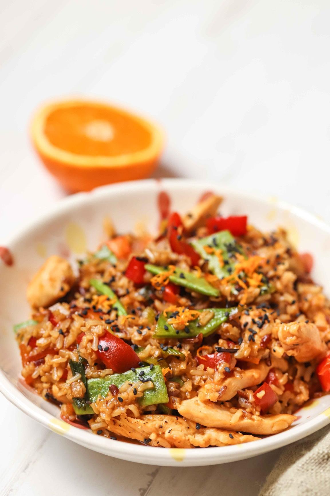 Chicken Orange Stir Fry