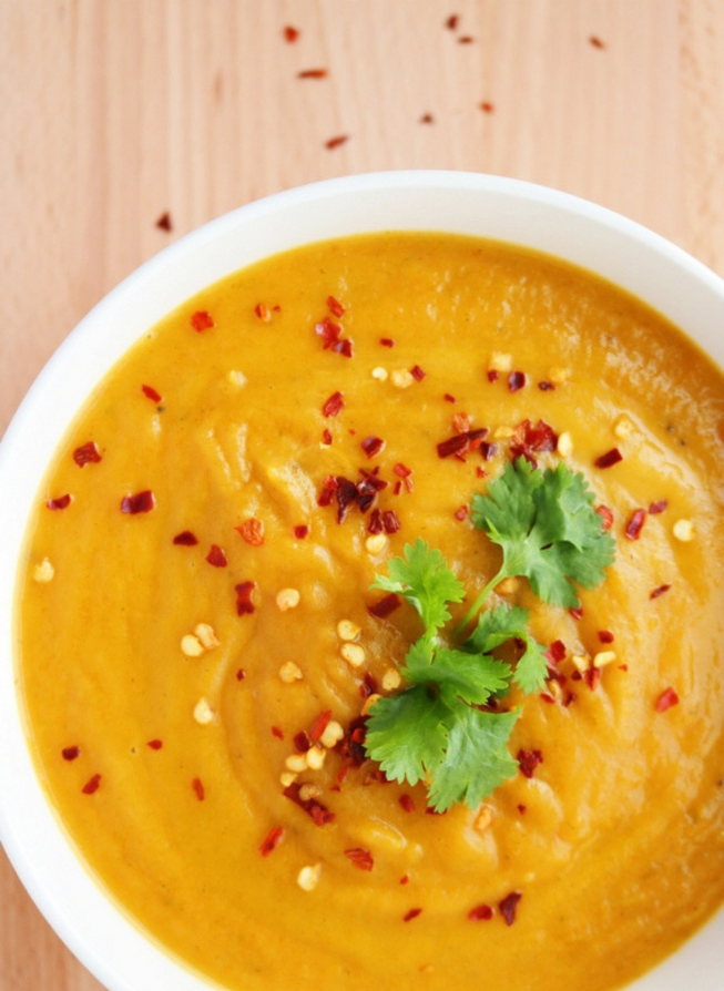 Creamy Carrot & Orange Soup