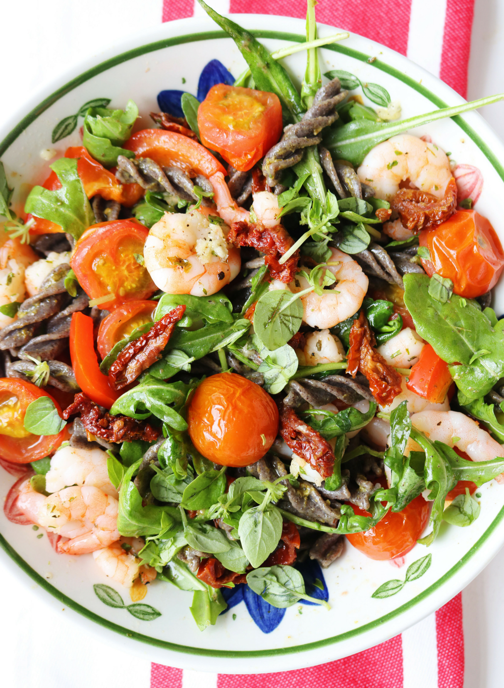 Italian Shrimp & Pesto Pasta