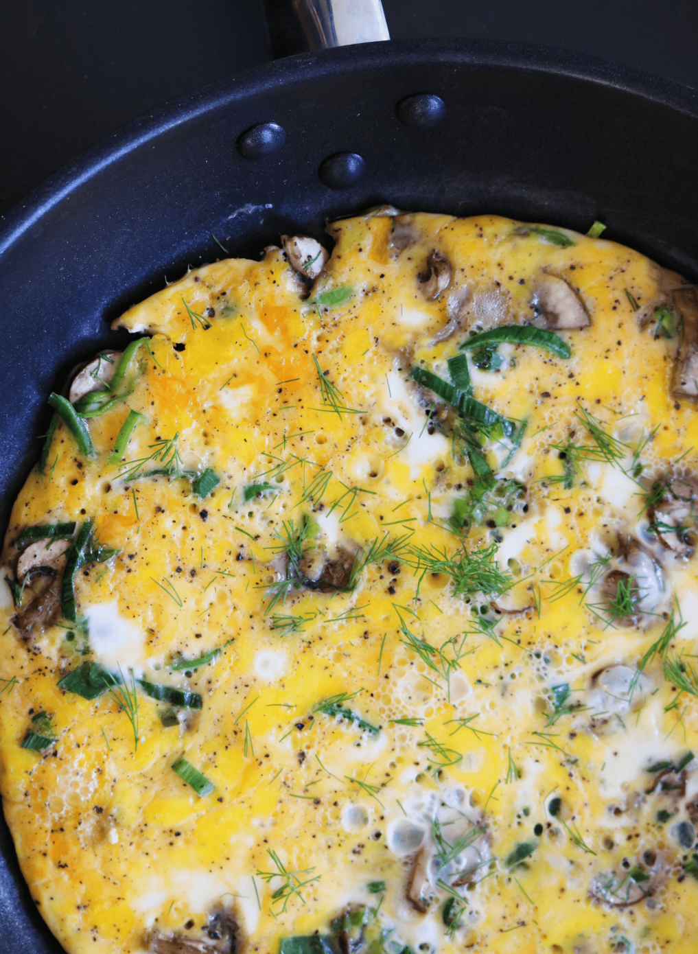 Leek & Mushroom Omelet