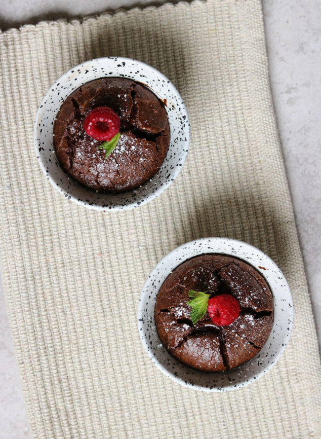 Low-Carb Chocolate Lava Cake