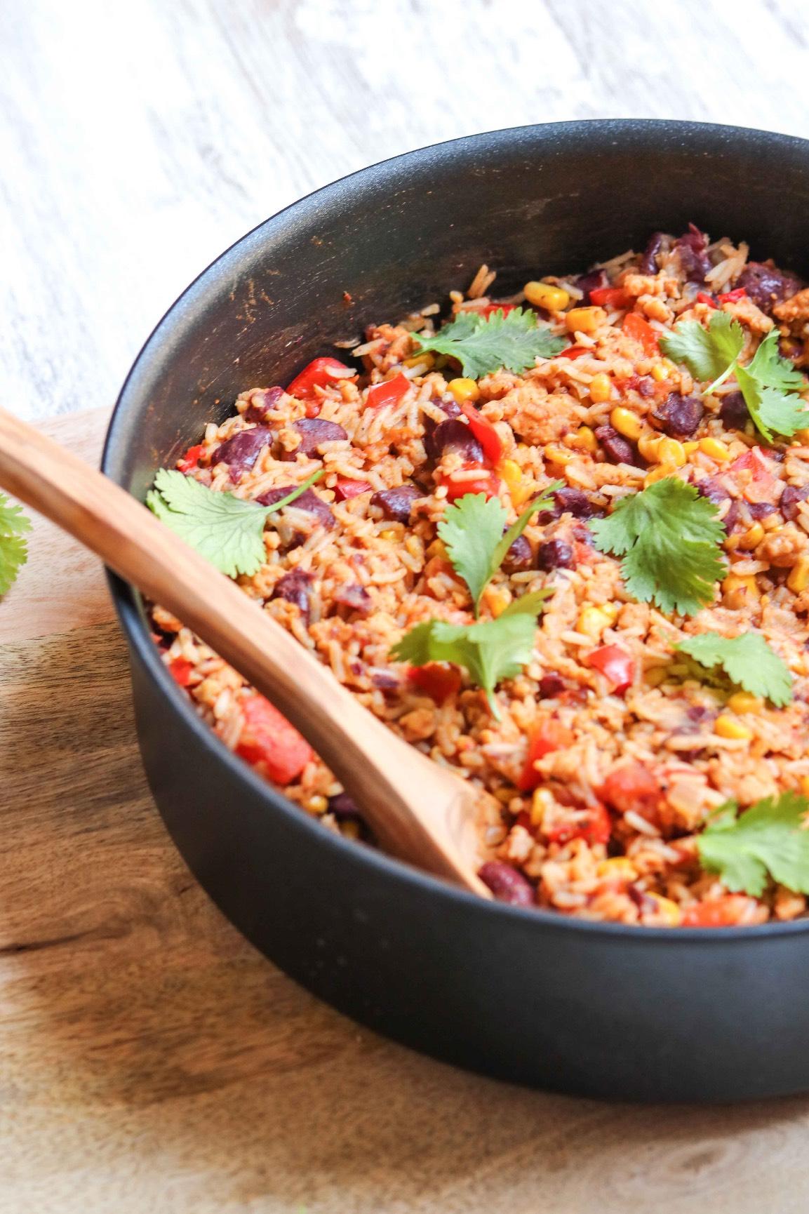 One Pot Turkey Chili With Rice