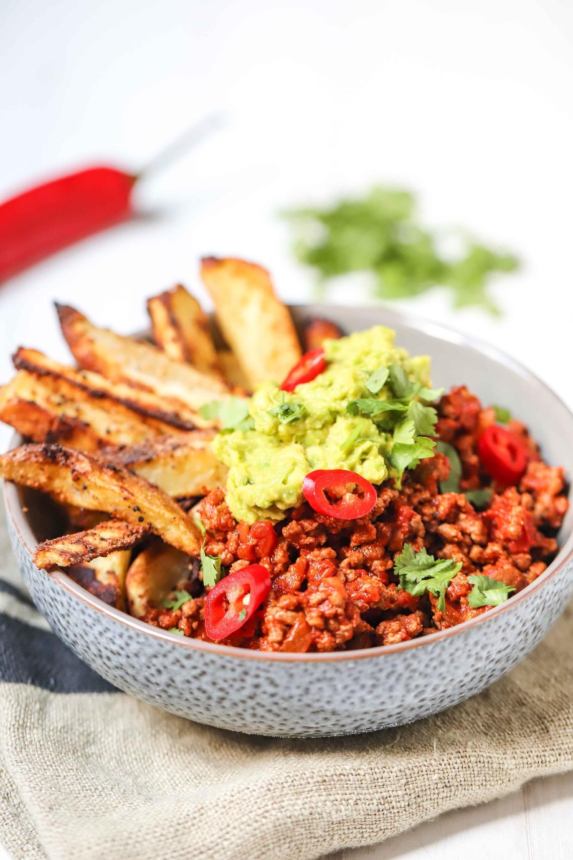 Simple Chili & Sweet Potato Chips
