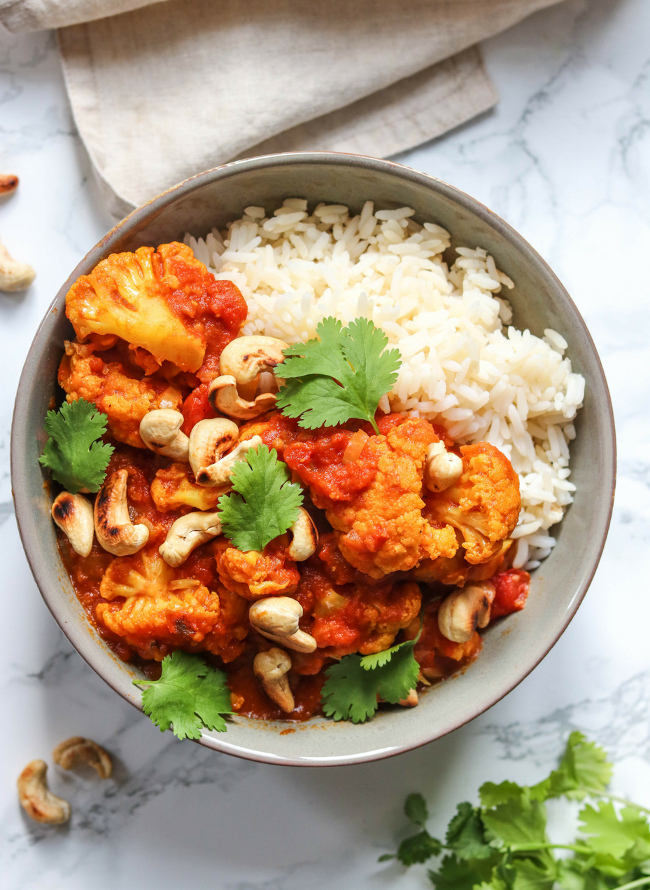 Slow Cooker Cauliflower Tikka Masala