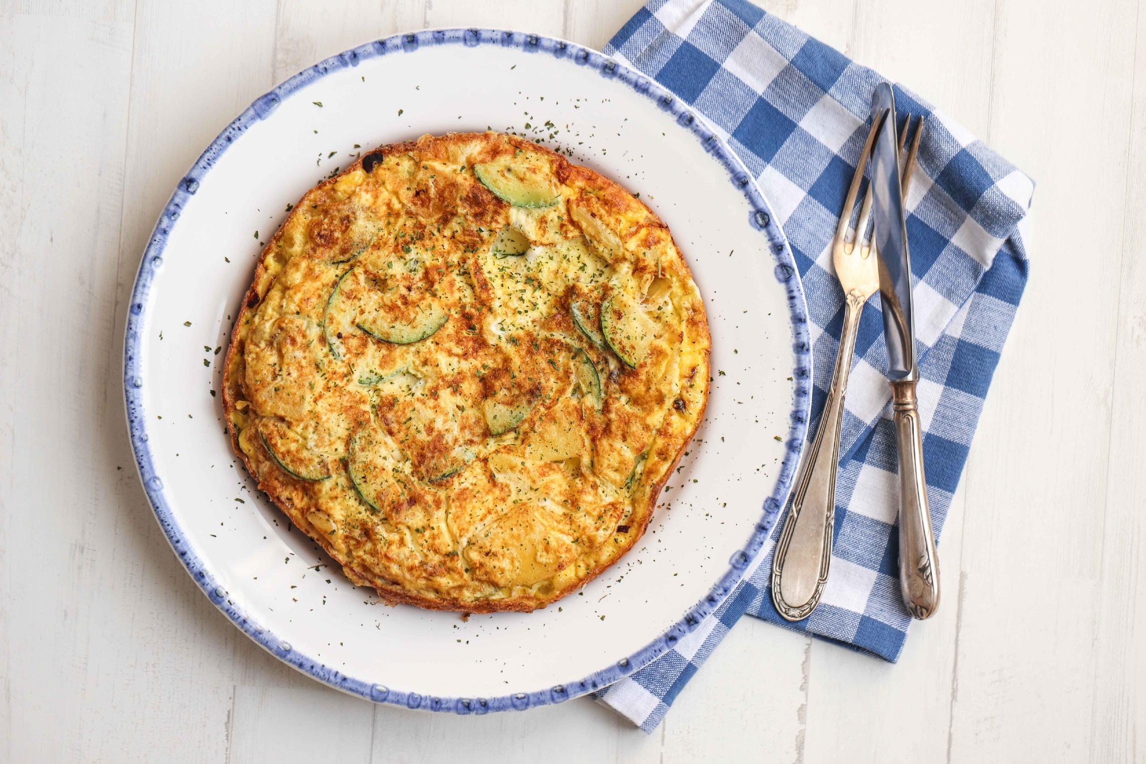 Spanish Zucchini Tortilla