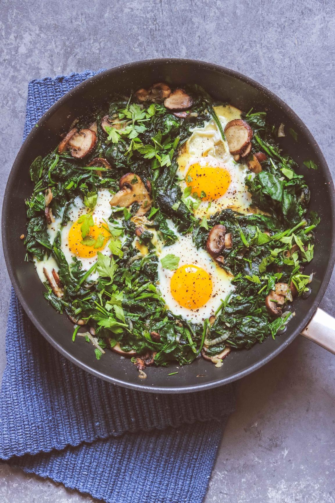 Spinach Shakshuka