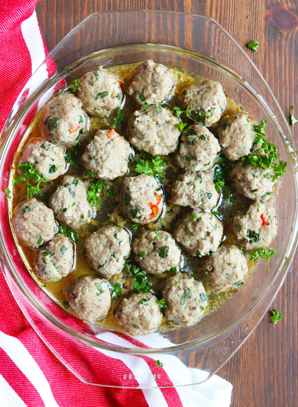 Steamed Italian Style Meatballs