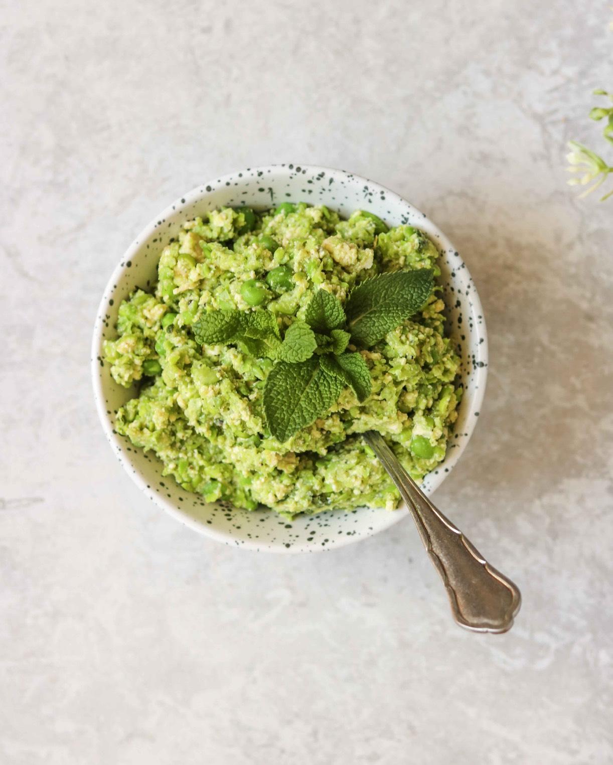 Tofu & Green Peas Paste
