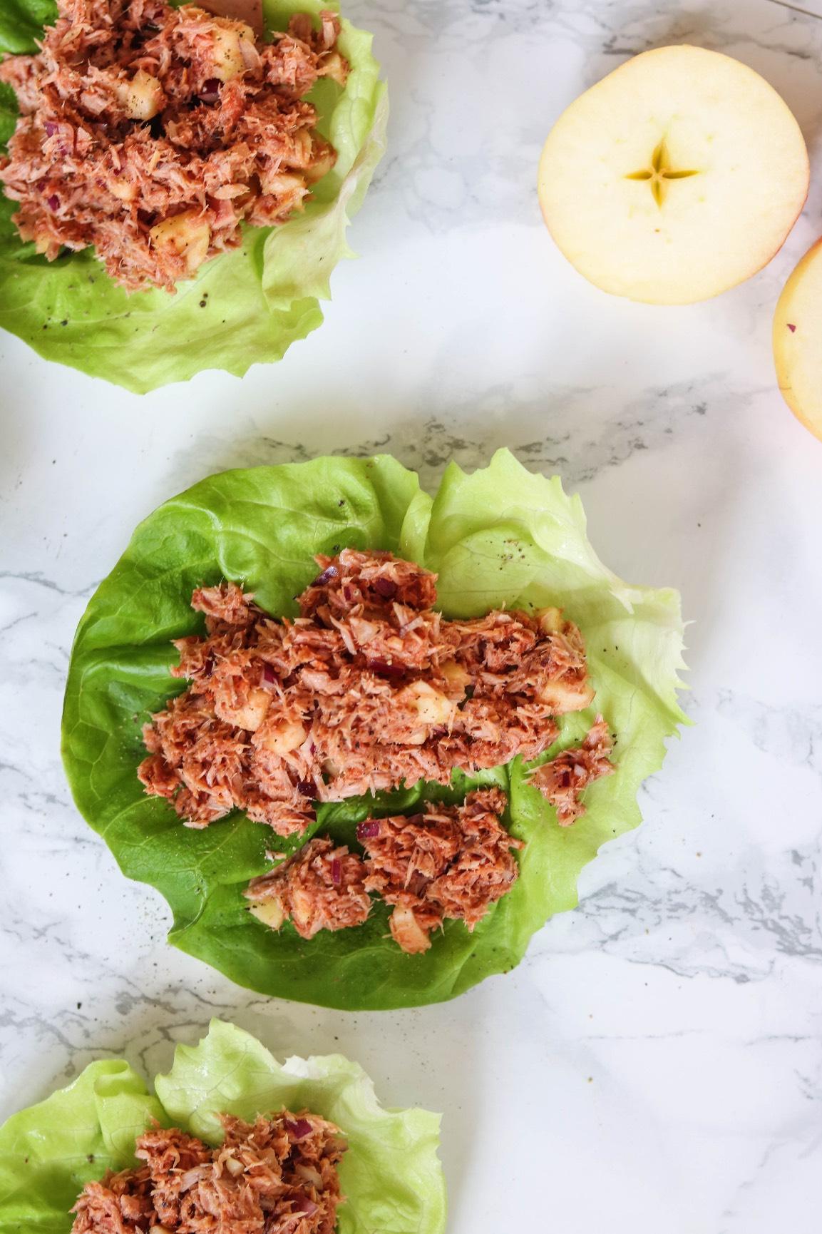 Tuna Salad Lettuce Wraps