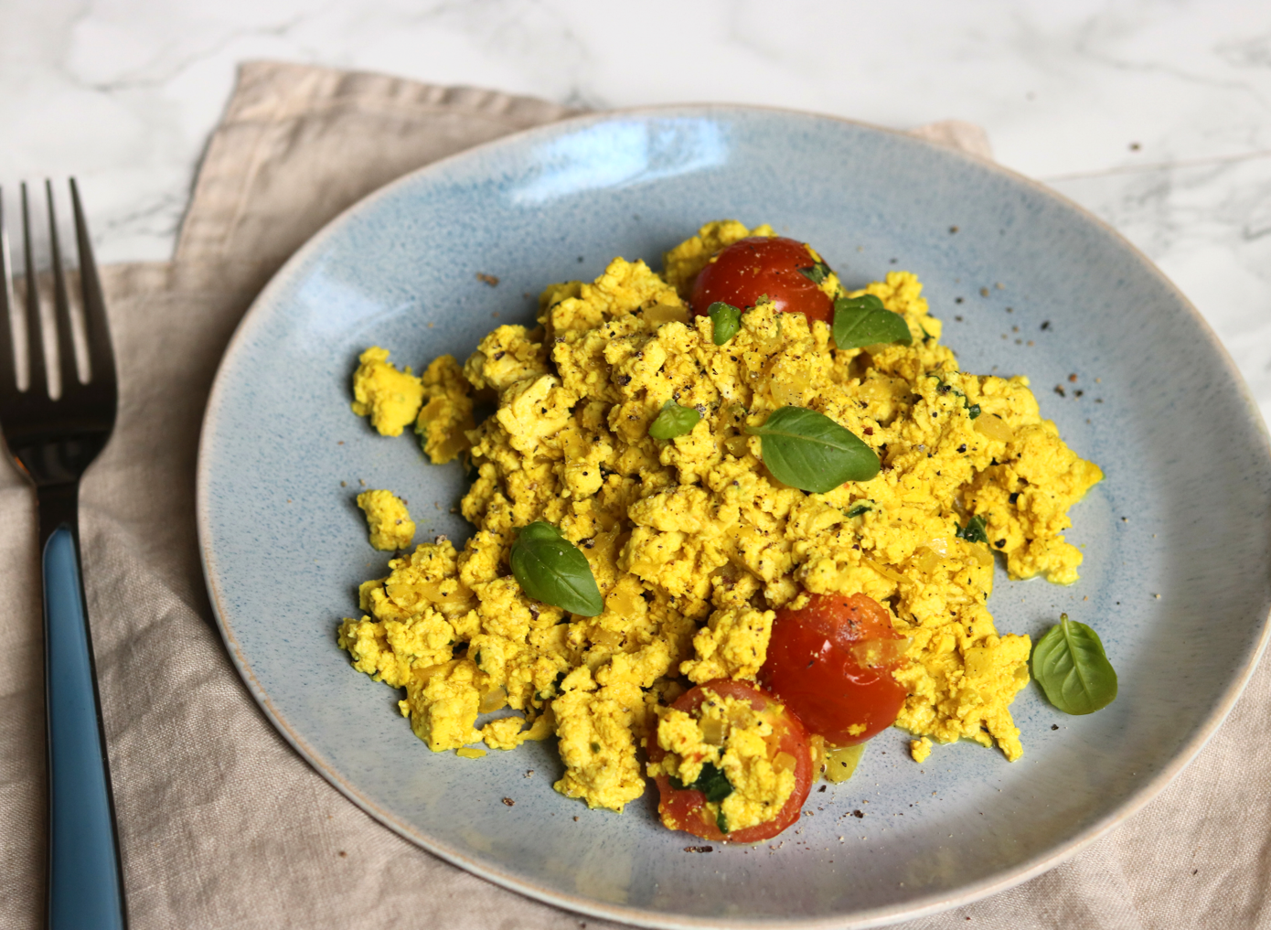 Turmeric Scrambled Tofu