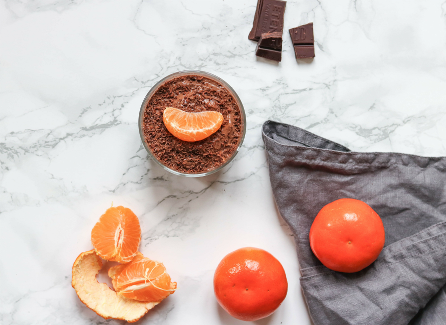 Vegan Orange Chocolate Mousse