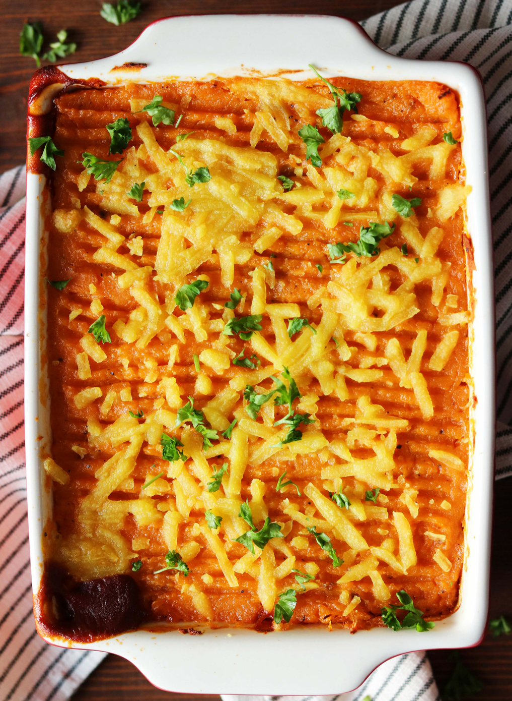 Vegetarian Shepherd’s Pie With Sweet Potato