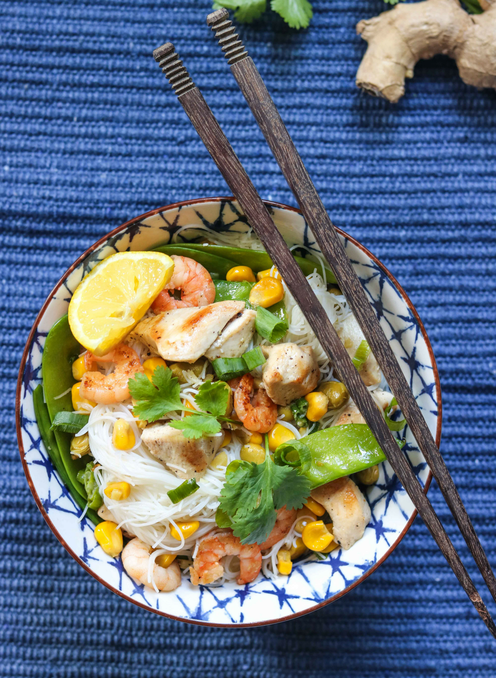 Zesty Rice Noodle Salad Bowl